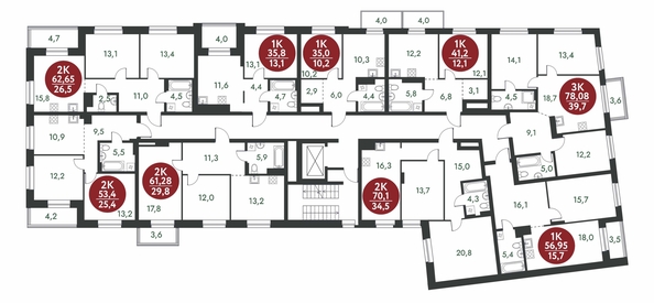 
  Продается 3-комн. квартира, 78.08 м², ЖК Скандинавские кварталы, дом 1
. Фото 1.