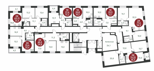 
  Продается 1-комн. квартира, 39.9 м², ЖК Скандинавские кварталы, дом 1
. Фото 1.