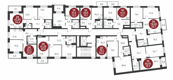 
  Продается 2-комн. квартира 70.1 м², в ЖК Скандинавские кварталы, дом 1. Фото 1.