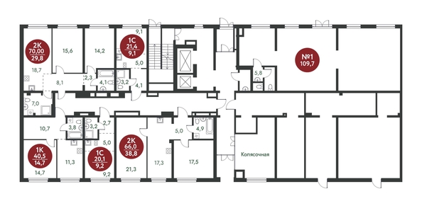 
  Продается студия, 21.4 м², ЖК Скандинавские кварталы, дом 1
. Фото 1.