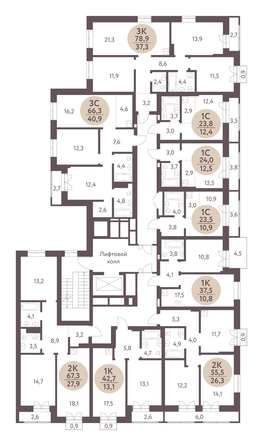 
  Продается студия 23.8 м², в ЖК Зеленый город, дом 1. Фото 1.