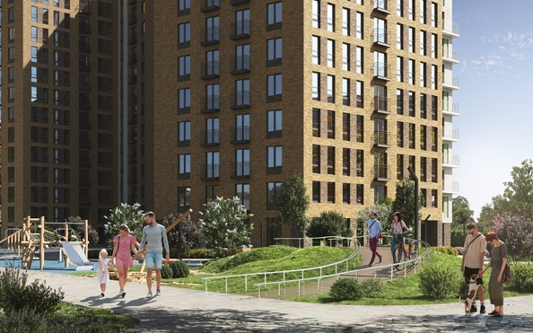
  Продается 1-комн. квартира 39.4 м², в ЖК Зеленый город, дом 1. Фото 7.