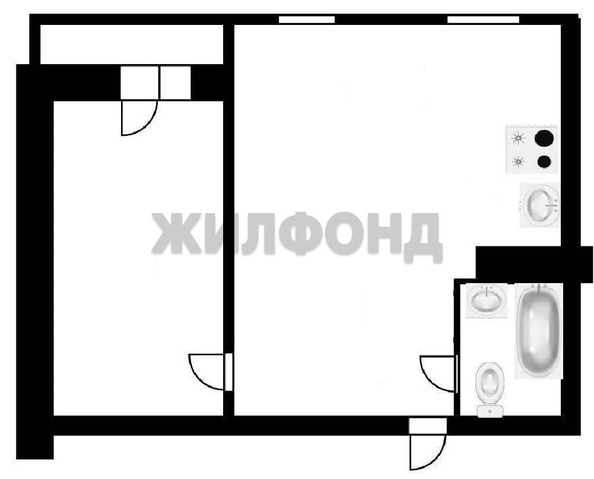 
  Продается 2-комн. квартира, 58 м², Шевченко ул, д. 11
. Фото 10.