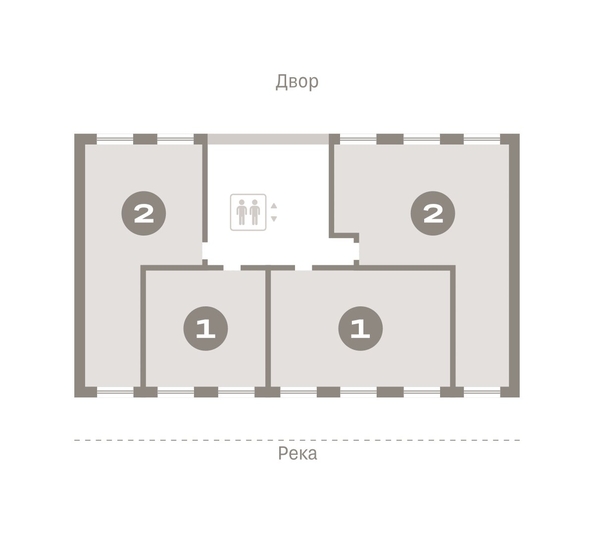 
  Продается студия, 42.19 м², ЖК На Декабристов, дом 6-2
. Фото 16.