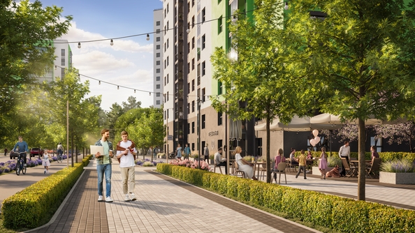 
  Продается 2-комн. квартира 54.1 м², в ЖК Эко-квартал на Кедровой, д 3 сек 2. Фото 7.