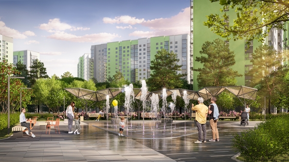 
  Продается студия 34.2 м², в ЖК Эко-квартал на Кедровой, дом 4. Фото 10.