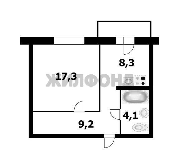 
  Продается 1-комн. квартира, 38.9 м², Шевченко ул, д. 11
. Фото 15.