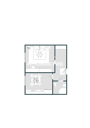 
  Продается 1-комн. квартира, 42 м², Кирова ул, д. 336
. Фото 38.