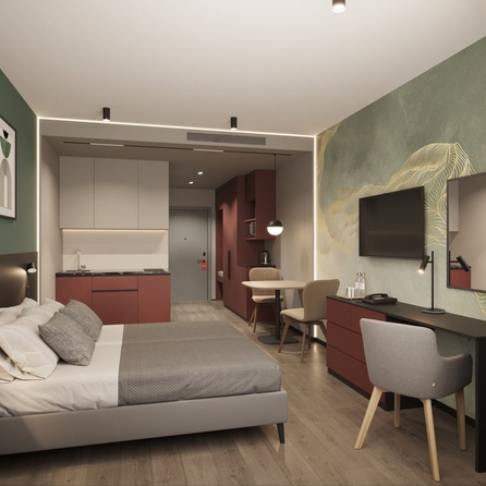 
  Продается апартамент, 25.85 м², АК АЭРОН, секция В
. Фото 1.
