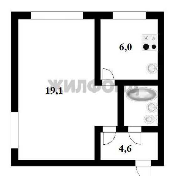 
  Продается 1-комн. квартира, 32.2 м², Демьяна Бедного ул, д. 66
. Фото 10.