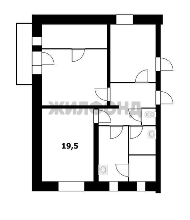 
  Продается комната, 19.5 м², Военный городок ул, д. 103
. Фото 5.