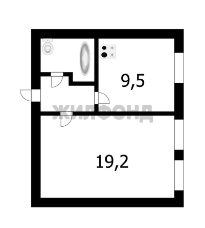 
  Продается 1-комн. квартира, 34 м², Сибирская ул, д. 33
. Фото 8.