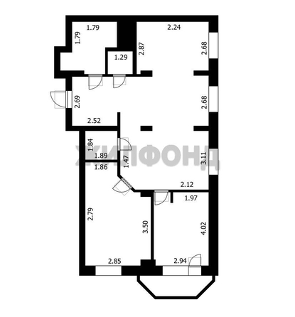 
  Продается 3-комн. квартира, 88.4 м², Романова ул, д. 60/1
. Фото 41.