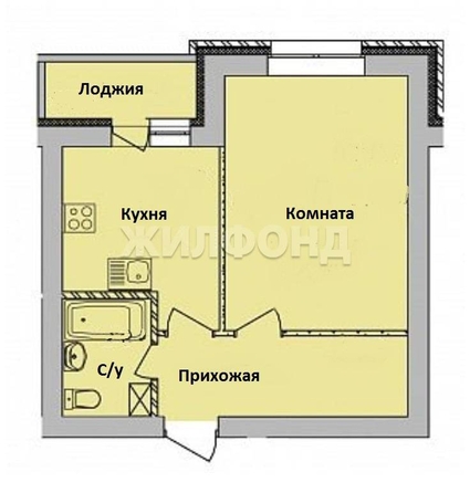 
  Продается 1-комн. квартира, 34.9 м², ЖК Дивногорский, 17/1
. Фото 10.