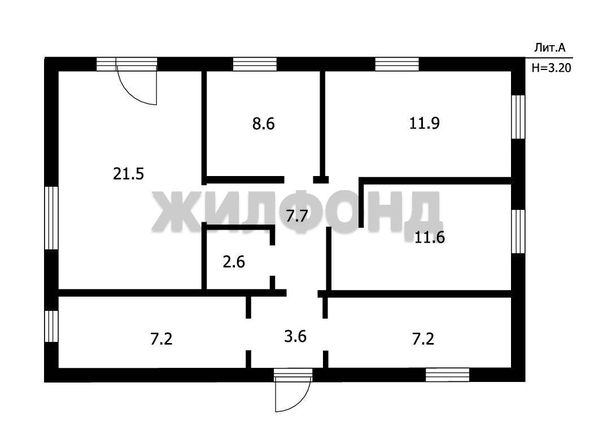 
  Продается дом, 88 м², село Марусино
. Фото 8.