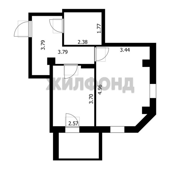 
  Продается 1-комн. квартира, 37.8 м², Тюленина ул, д. 26
. Фото 1.