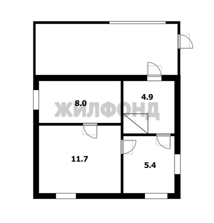 
  Продается дом, 45.6 м², село Вагайцево
. Фото 6.