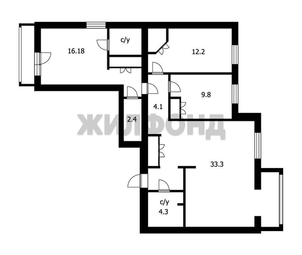 
  Продается 4-комн. квартира, 90.4 м², Связистов ул, д. 154
. Фото 23.