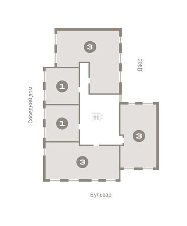 
  Продается 1-комн. квартира, 44.36 м², ЖК Пшеница, дом 5.2
. Фото 1.