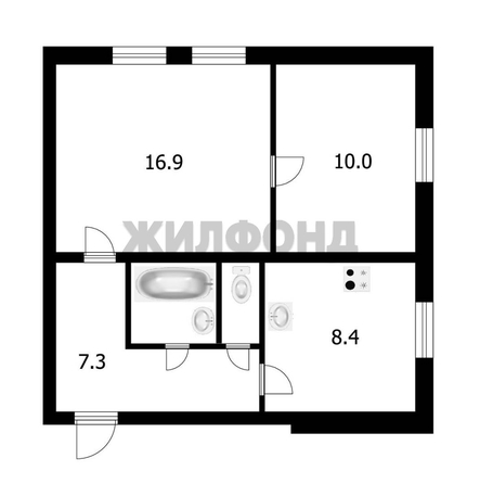 
  Продается 2-комн. квартира, 47.3 м², Новоуральская ул, д. 2
. Фото 8.