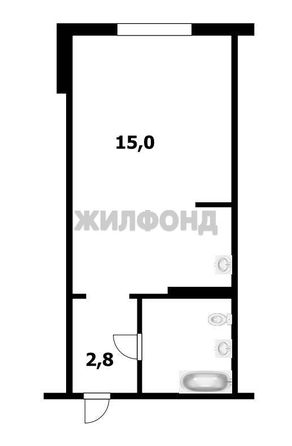 
  Продается студия, 20.8 м², Тюленина ул, д. 21/1
. Фото 14.