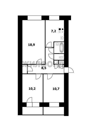 
  Продается комната 18.9 м². Фото 6.