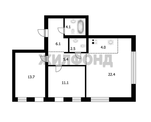 
  Продается 3-комн. квартира, 69.3 м², Тесла ул, д. 24
. Фото 39.