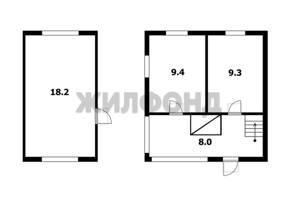 
  Продается дача, 44.9 м², СНТ Лазурный
. Фото 4.