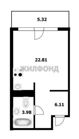 
  Продается студия, 35 м², Немировича-Данченко ул, д. 148/2
. Фото 2.