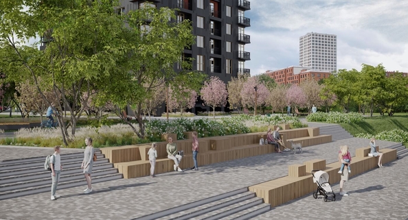 
  Продается 2-комн. квартира, 86.36 м², ЖК Марсель-2, дом 2 секция 3,4
. Фото 4.