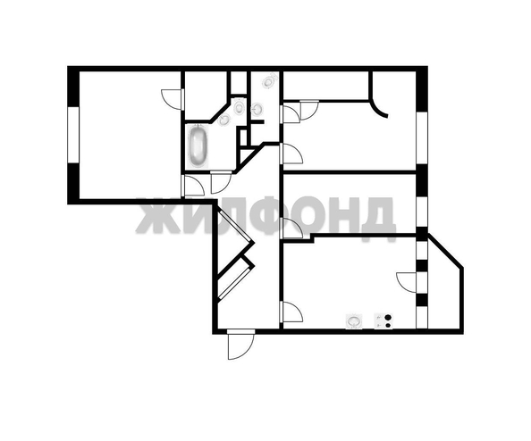
  Продается 3-комн. квартира, 137.9 м², Галущака ул, д. 1
. Фото 20.