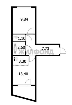 
  Продается 2-комн. квартира, 36.8 м², ЖК Чистая Слобода, дом 17
. Фото 1.