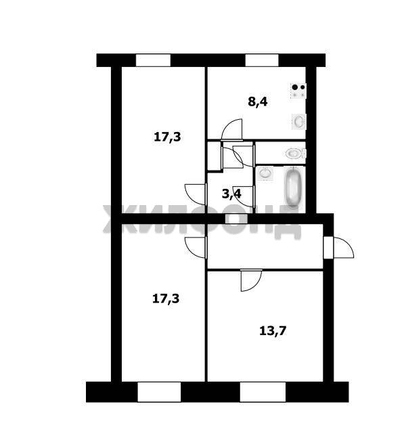 
  Продается комната, 13.7 м², Караваева ул, д. 2
. Фото 7.
