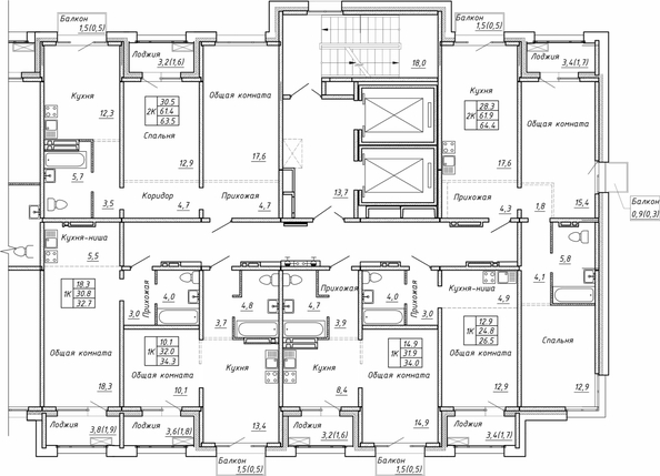 
  Продается 1-комн. квартира, 26.5 м², ЖК Гренландия, Лес дом №5
. Фото 1.