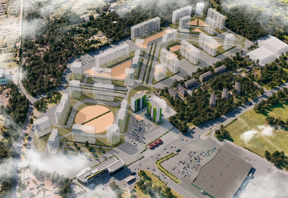 
  Продается 1-комн. квартира 40.66 м², в ЖК Эко-квартал на Кедровой, дом 6. Фото 1.