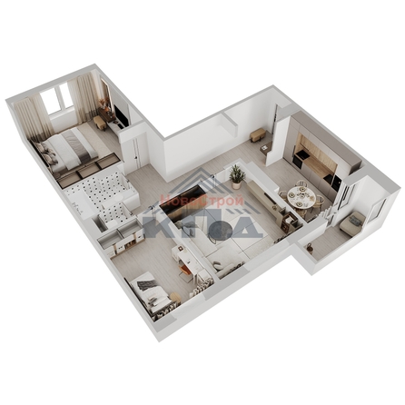 
  Продается 3-комн. квартира 82.49 м², в ЖК Два поэта. Фото 3.