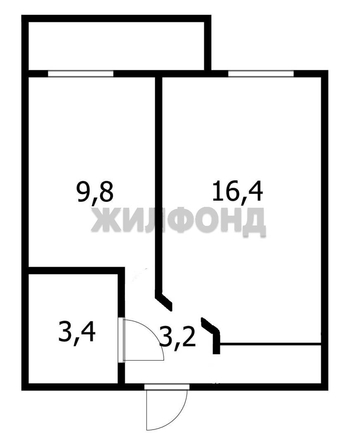 
  Продается 1-комн. квартира 33 м², в МКР Олимпийской славы, дом 2. Фото 18.