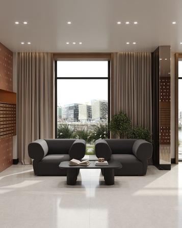 
  Продается студия 24.5 м², в ЖК Паскаль, секция 3. Фото 14.