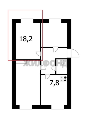 
  Продается комната 18.2 м². Фото 9.