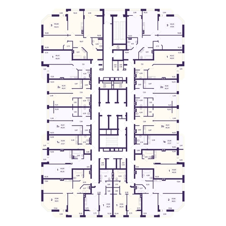 
  Продается 2-комн. квартира 46.41 м², в ЖК Астон. Шесть звёзд, 1. Фото 1.