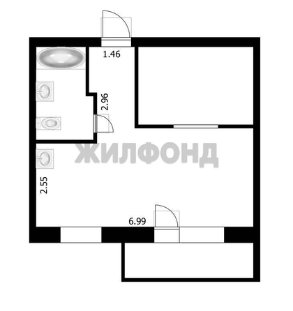 
  Продается 1-комн. квартира 38.6 м². Фото 13.