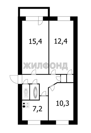 
  Продается 3-комн. квартира 59.8 м². Фото 15.