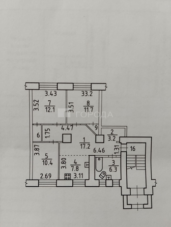 
  Продается 3-комн. квартира 71.3 м². Фото 2.
