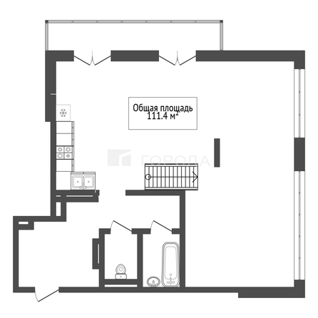 
  Продается 3-комн. квартира 111.4 м², в ЖК Расцветай на Гоголя, дом 2. Фото 18.
