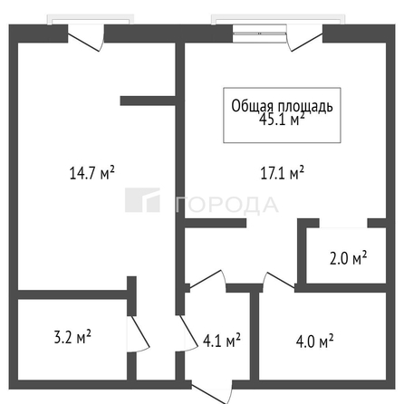 
  Продается апартамент 45.1 м², в АК Apartriver, апарт-отель. Фото 20.