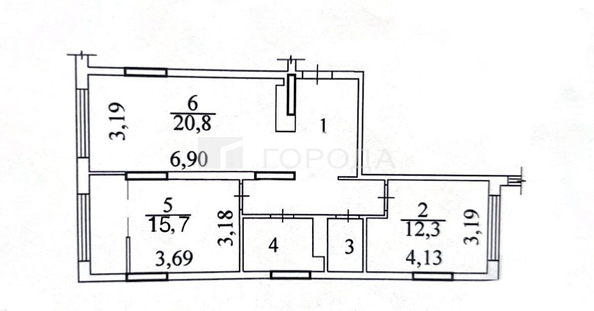 
  Продается 3-комн. квартира 71 м². Фото 20.