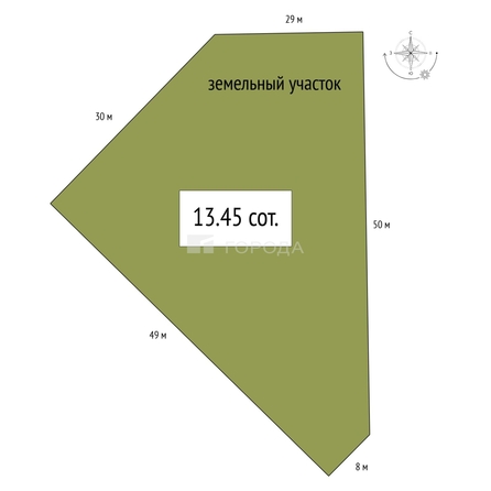 
  Продается земельный участок 13.45 соток. Фото 15.