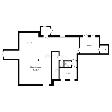
  Сдается универсальное помещение 269 м². Фото 9.