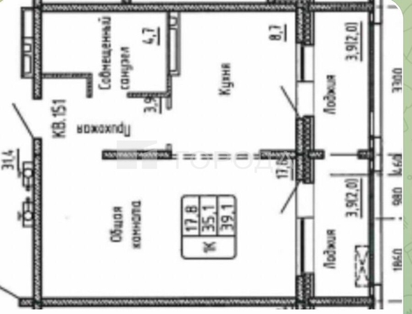 
  Продается 1-комн. квартира 39.2 м². Фото 25.