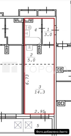 
  Продается студия 31.3 м². Фото 22.